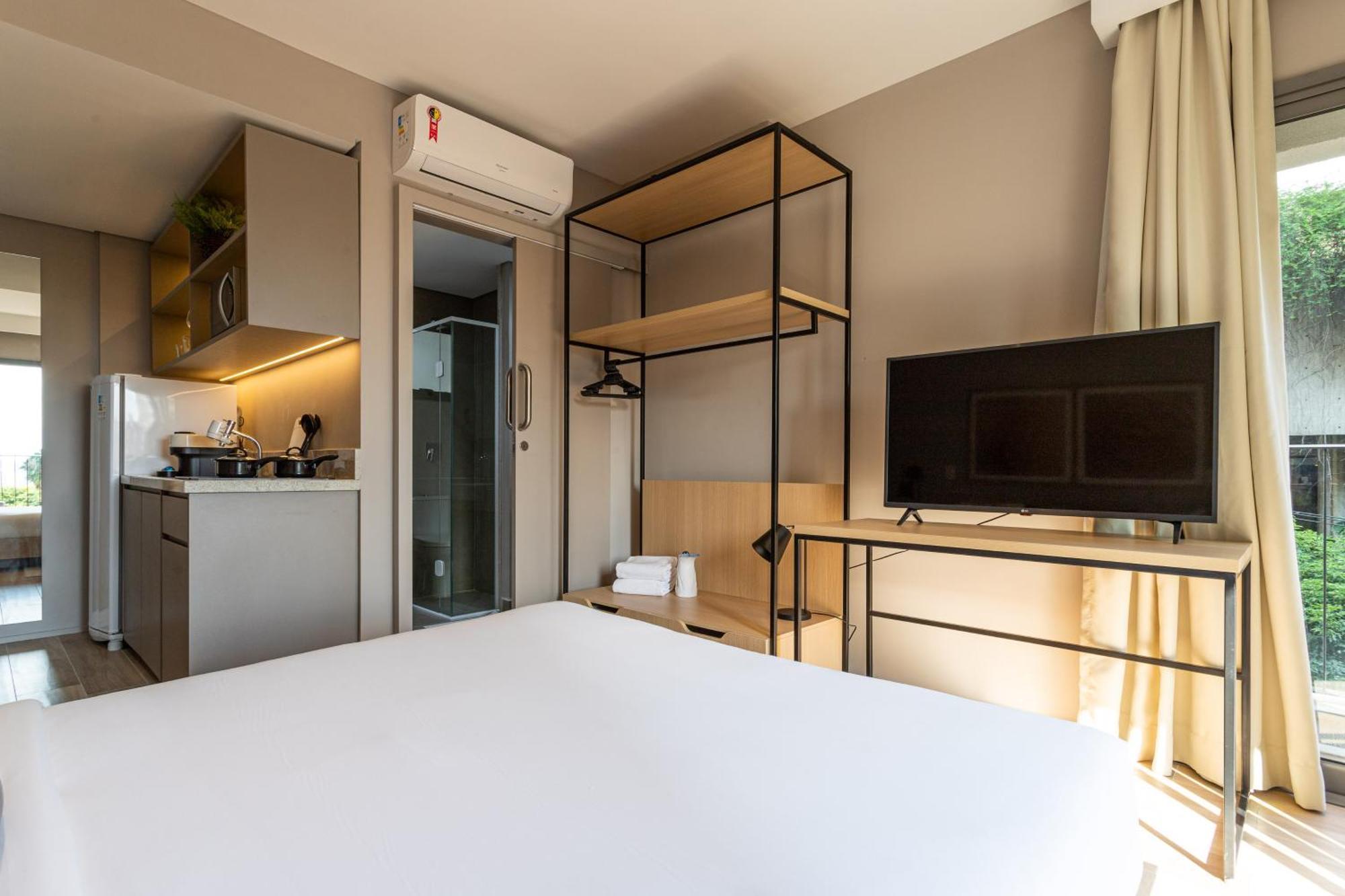Apartamentos Novos Proximos Ao Masp E A Metros Da Estacao Consolacao E Avenida Paulista - Next Haddock Sao Paulo Ruang foto