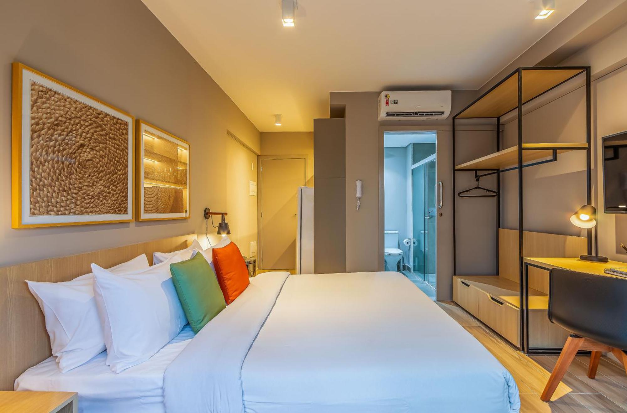 Apartamentos Novos Proximos Ao Masp E A Metros Da Estacao Consolacao E Avenida Paulista - Next Haddock Sao Paulo Ruang foto