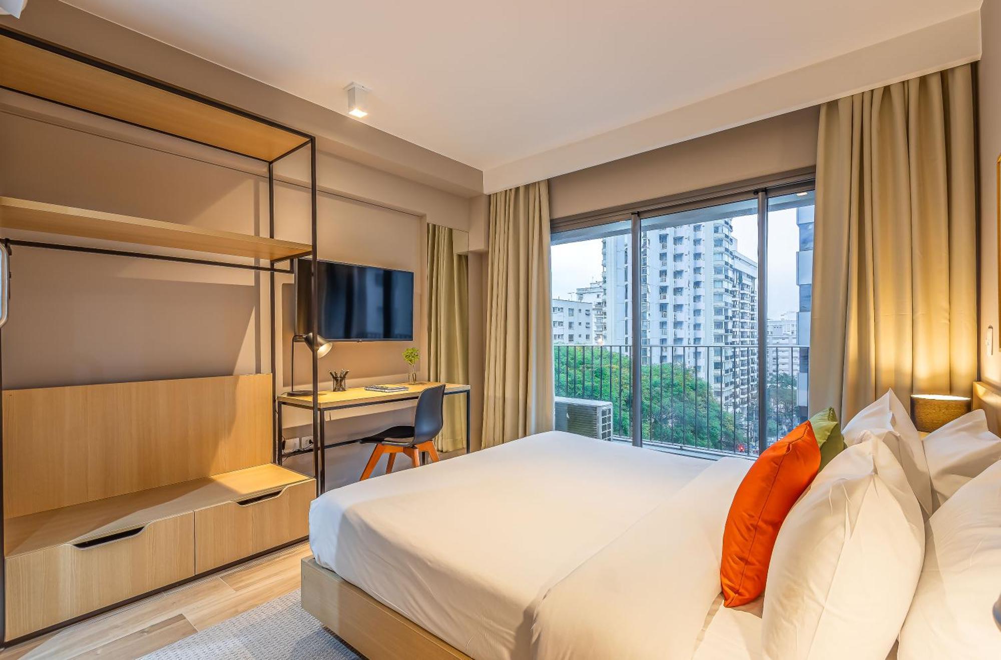 Apartamentos Novos Proximos Ao Masp E A Metros Da Estacao Consolacao E Avenida Paulista - Next Haddock Sao Paulo Ruang foto