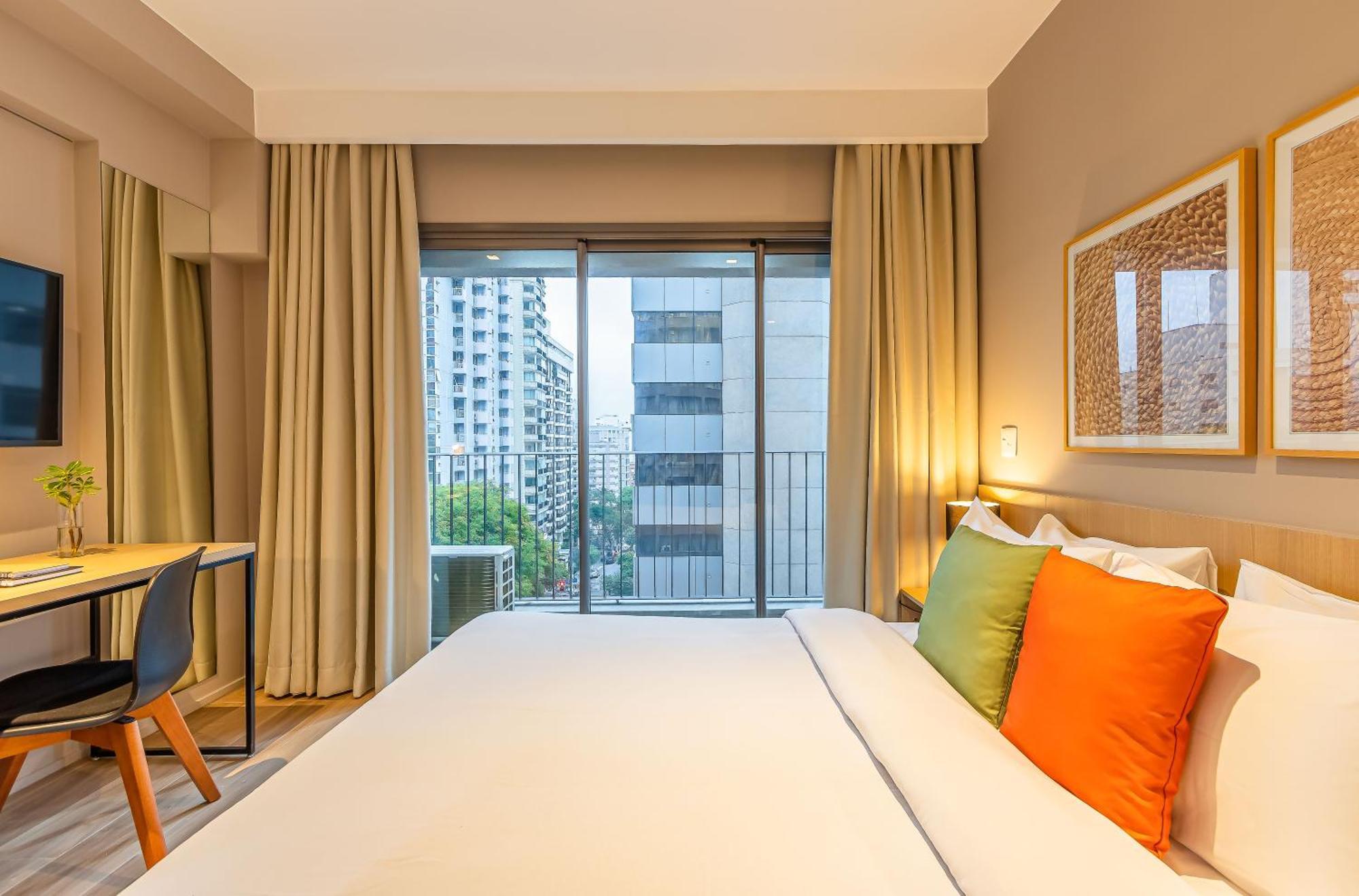 Apartamentos Novos Proximos Ao Masp E A Metros Da Estacao Consolacao E Avenida Paulista - Next Haddock Sao Paulo Ruang foto